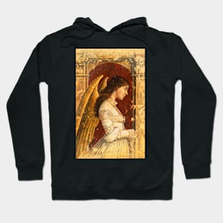 Pre-Raphaelite Fresco Angel Hoodie